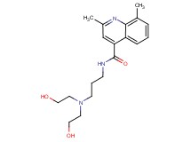N-{3-[bis(2-hydroxyethyl)amino]propyl}-2,8-dimethylquinoline-4-carboxamide
