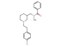 N-({1-[2-(4-chlorophenyl)ethyl]-3-piperidinyl}methyl)-N-methylbenzamide