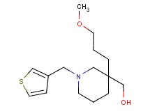 [3-(3-methoxypropyl)-1-(3-thienylmethyl)-3-piperidinyl]methanol