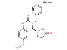 N'-[4-(methylthio)phenyl]-N-{[(2S)-5-oxopyrrolidin-2-yl]methyl}-N-(pyridin-2-ylmethyl)urea