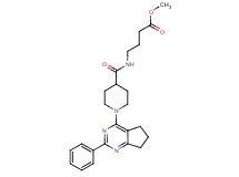 methyl 4-({[1-(2-phenyl-6,7-dihydro-5H-cyclopenta[d]pyrimidin-4-yl)-4-piperidinyl]carbonyl}amino)butanoate