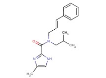 N-isobutyl-4-methyl-N-[(2E)-3-phenylprop-2-en-1-yl]-1H-imidazole-2-carboxamide
