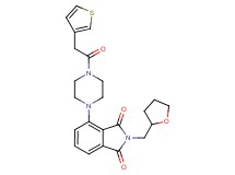 2-(tetrahydro-2-furanylmethyl)-4-[4-(3-thienylacetyl)-1-piperazinyl]-1H-isoindole-1,3(2H)-dione
