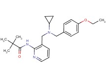 N-(3-{[cyclopropyl(4-ethoxybenzyl)amino]methyl}pyridin-2-yl)-2,2-dimethylpropanamide