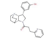 3-[(3R*,3aR*,7aR*)-1-(3-pyridin-2-ylpropanoyl)octahydro-4,7-ethanopyrrolo[3,2-b]pyridin-3-yl]phenol
