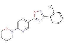 2-{5-[3-(2-methylphenyl)-1,2,4-oxadiazol-5-yl]-2-pyridinyl}-1,2-oxazinane