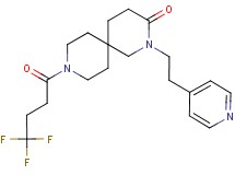 2-(2-pyridin-4-ylethyl)-9-(4,4,4-trifluorobutanoyl)-2,9-diazaspiro[5.5]undecan-3-one