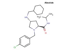 (4R)-1-(4-chlorobenzyl)-4-[(cyclohexylmethyl)amino]-N-isopropyl-L-prolinamide