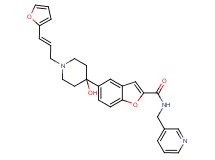 5-{1-[(2E)-3-(2-furyl)-2-propen-1-yl]-4-hydroxy-4-piperidinyl}-N-(3-pyridinylmethyl)-1-benzofuran-2-carboxamide
