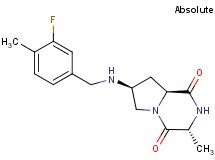 (3R,7S,8aS)-7-[(3-fluoro-4-methylbenzyl)amino]-3-methylhexahydropyrrolo[1,2-a]pyrazine-1,4-dione
