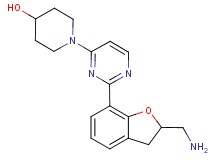 1-{2-[2-(aminomethyl)-2,3-dihydro-1-benzofuran-7-yl]pyrimidin-4-yl}piperidin-4-ol
