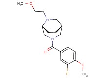 (1R*,5R*)-3-(3-fluoro-4-methoxybenzoyl)-6-(2-methoxyethyl)-3,6-diazabicyclo[3.2.2]nonane
