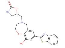5-{[7-(1,3-benzothiazol-2-yl)-9-hydroxy-2,3-dihydro-1,4-benzoxazepin-4(5H)-yl]methyl}-1,3-oxazolidin-2-one