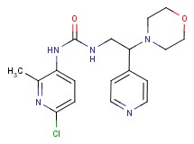 N-(6-chloro-2-methylpyridin-3-yl)-N'-(2-morpholin-4-yl-2-pyridin-4-ylethyl)urea