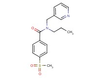 4-(methylsulfonyl)-N-propyl-N-(pyridin-3-ylmethyl)benzamide