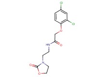 2-(2,4-dichlorophenoxy)-N-[2-(2-oxo-1,3-oxazolidin-3-yl)ethyl]acetamide