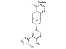 (1S)-11-[5-methyl-4-(1-methyl-1H-pyrazol-5-yl)-2-pyrimidinyl]-7,11-diazatricyclo[7.3.1.0~2,7~]trideca-2,4-dien-6-one trifluoroacetate