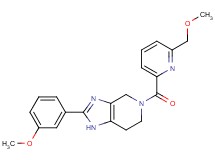 5-{[6-(methoxymethyl)pyridin-2-yl]carbonyl}-2-(3-methoxyphenyl)-4,5,6,7-tetrahydro-1H-imidazo[4,5-c]pyridine