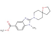 methyl 1-methyl-2-(1-oxa-8-azaspiro[4.5]dec-8-yl)-1H-benzimidazole-5-carboxylate
