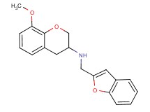 (1-benzofuran-2-ylmethyl)(8-methoxy-3,4-dihydro-2H-chromen-3-yl)amine