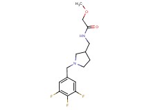 2-methoxy-N-{[1-(3,4,5-trifluorobenzyl)pyrrolidin-3-yl]methyl}acetamide