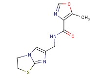 N-(2,3-dihydroimidazo[2,1-b][1,3]thiazol-6-ylmethyl)-5-methyl-1,3-oxazole-4-carboxamide