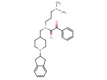 N-{[1-(2,3-dihydro-1H-inden-2-yl)-4-piperidinyl]methyl}-N-[3-(dimethylamino)propyl]-2-oxo-2-phenylacetamide