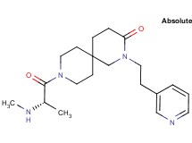 9-(N-methyl-L-alanyl)-2-[2-(3-pyridinyl)ethyl]-2,9-diazaspiro[5.5]undecan-3-one dihydrochloride