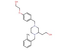 2-[4-[4-(2-hydroxyethoxy)benzyl]-1-(2-methylbenzyl)-2-piperazinyl]ethanol