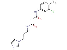 N-(3-chloro-4-methylphenyl)-N'-[3-(1H-imidazol-1-yl)propyl]malonamide