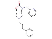 (3aS*,6aR*)-5-(3-phenylpropyl)-3-(2-pyridinylmethyl)hexahydro-2H-pyrrolo[3,4-d][1,3]oxazol-2-one