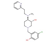 (3R*,4R*)-1-(5-chloro-2-hydroxybenzyl)-4-{methyl[2-(2-pyridinyl)ethyl]amino}-3-piperidinol