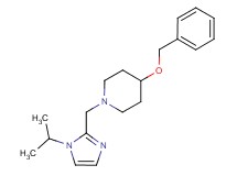 4-(benzyloxy)-1-[(1-isopropyl-1H-imidazol-2-yl)methyl]piperidine