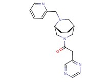(1R*,5R*)-3-(2-pyrazinylacetyl)-6-(2-pyridinylmethyl)-3,6-diazabicyclo[3.2.2]nonane