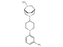 (1R*,5R*)-6-methyl-3-[1-(3-methylphenyl)-4-piperidinyl]-3,6-diazabicyclo[3.2.2]nonane