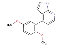 4-(2,5-dimethoxyphenyl)-1H-pyrrolo[2,3-b]pyridine