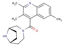 4-[rel-(1S,6R)-3,9-diazabicyclo[4.2.1]non-3-ylcarbonyl]-2,3,6-trimethylquinoline dihydrochloride