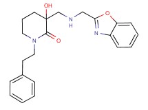 3-{[(1,3-benzoxazol-2-ylmethyl)amino]methyl}-3-hydroxy-1-(2-phenylethyl)piperidin-2-one