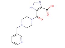5-{[4-(pyridin-3-ylmethyl)piperazin-1-yl]carbonyl}-1H-imidazole-4-carboxylic acid