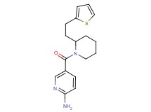 5-({2-[2-(2-thienyl)ethyl]-1-piperidinyl}carbonyl)-2-pyridinamine
