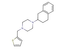 1-(1,2,3,4-tetrahydro-2-naphthalenyl)-4-(2-thienylmethyl)piperazine