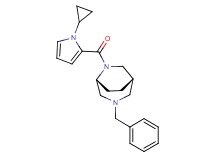 (1S*,5R*)-3-benzyl-6-[(1-cyclopropyl-1H-pyrrol-2-yl)carbonyl]-3,6-diazabicyclo[3.2.2]nonane