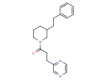 2-{3-oxo-3-[3-(2-phenylethyl)-1-piperidinyl]propyl}pyrazine