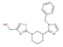 {2-[3-(1-benzyl-1H-imidazol-2-yl)-1-piperidinyl]-1,3-thiazol-4-yl}methanol