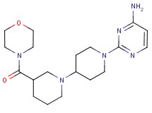2-[3-(morpholin-4-ylcarbonyl)-1,4'-bipiperidin-1'-yl]pyrimidin-4-amine