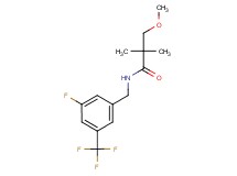 N-[3-fluoro-5-(trifluoromethyl)benzyl]-3-methoxy-2,2-dimethylpropanamide