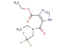 ethyl 5-{[ethyl(2,2,2-trifluoroethyl)amino]carbonyl}-1H-imidazole-4-carboxylate
