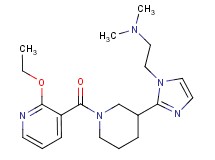 2-(2-{1-[(2-ethoxypyridin-3-yl)carbonyl]piperidin-3-yl}-1H-imidazol-1-yl)-N,N-dimethylethanamine