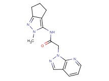N-(2-methyl-2,4,5,6-tetrahydrocyclopenta[c]pyrazol-3-yl)-2-(1H-pyrazolo[3,4-b]pyridin-1-yl)acetamide
