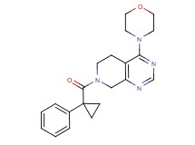 4-morpholin-4-yl-7-[(1-phenylcyclopropyl)carbonyl]-5,6,7,8-tetrahydropyrido[3,4-d]pyrimidine